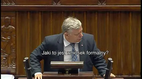 Formalności sejmowe