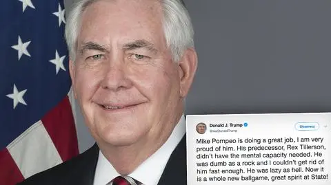 Dymisja Rexa Tillersona (materiał z marca 2018 r.)