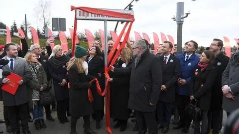 Aleja Adamowicza została oficjalnie otwarta
