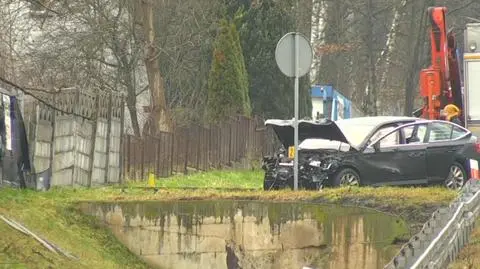 Wypadek na drodze krajowej numer 46