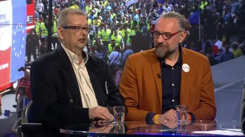 Andrzej Urbański i Mateusz Kijowski byli gośćmi "Faktów po Faktach" 
