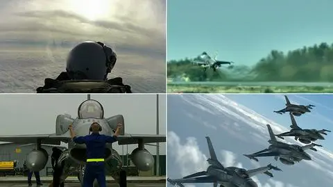 Udało nam się przyjrzeć pracy kilku z pilotów polskich F16