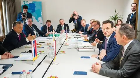 Bruksela. Premier Morawiecki spotkał się z przedstawicielami Grupy V4