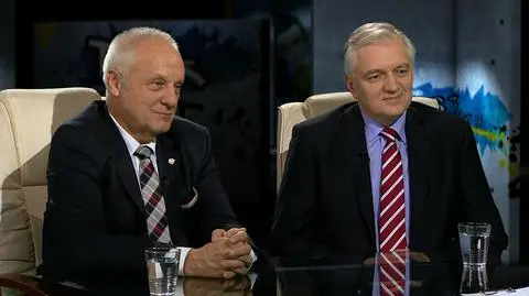 Stefan Niesiołowski i Jarosław Gowin w "Tak jest"