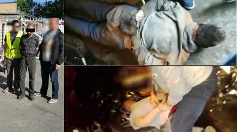 Przyłapany przez policję w stodole na rozkręcaniu kradzionego audi