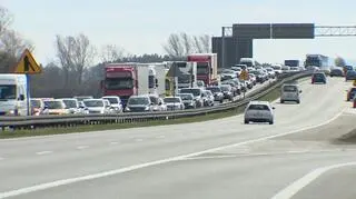 Zator ma około 20 kilometrów