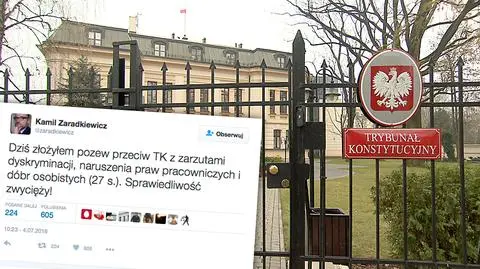 Zaradkiewicz był dyrektorem zespołu orzecznictwa i studiów TK