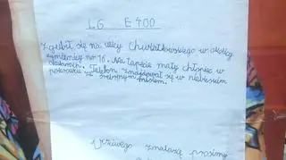 Takie ogłoszenie zawisło wczoraj na Wildzie