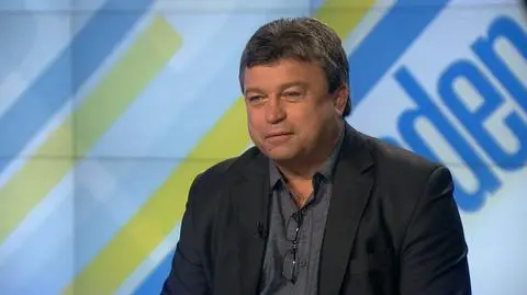 Roman Kosecki był gościem "Jeden na jeden" w TVN24