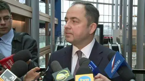 Konrad Szymański przed debatą o Polsce w Parlamencie Europejskim