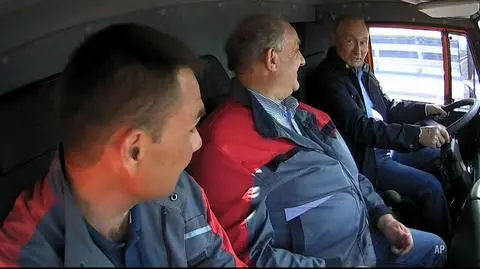 Władimir Putin otworzył most 