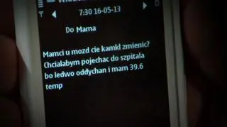 Tuż przed śmiercią dziewczyna wysyłała sms-y do swoich najbliższych