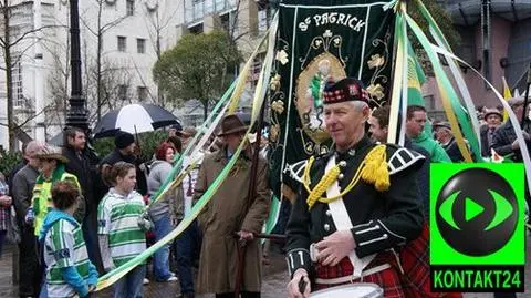 Irlandczycy już świętują. Zieleń zalewa ulice