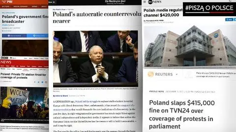 Zachodnie media o wolności słowa. #PisząoPolsce