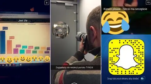 Relacja z wieczoru wyborczego na Snapchacie