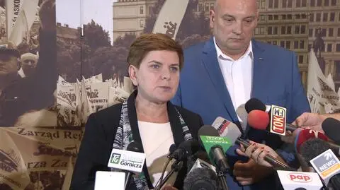 Beata Szydło o nawałnicach
