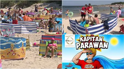Darłowo. Superbohater walczy z parawaningiem