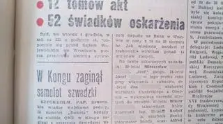 12 tomów akt, 52 świadków oskarżenia - informowała ówczesna prasa