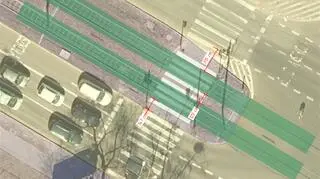 147 cm - tyle według społeczników dzieli pieszego od jezdni, gdy przejeżdża obok najszerszy tramwaj jakim dysponuje Poznań