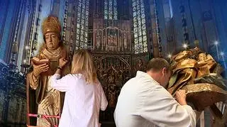 19.09.2016 | Ołtarz Wita Stwosza w Kościele Mariackim poddany konserwacji. Dzieło przy okazji badają naukowcy