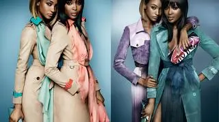 24-letnia Jourdan Dunn i 44-letnia Naomi Campbell zostały gwiazdami najnowszej kampanii domu mody Burberry - na sezon wiosna-lato 2015