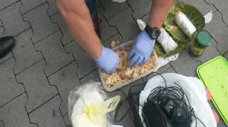 27-letni mężczyzna miał przemycać narkotyki w gołąbkach