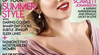 28-letnia Scarlett Johansson na okładce majowego numeru "Vogue'a" z USA (fot