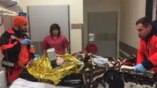 38-latek już w szpitalu