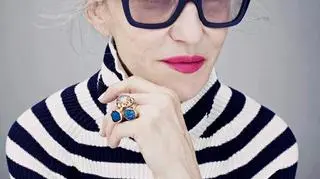 62-letnia Linda Rodin w reklamie okularów Karen Walker