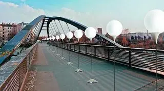 8 tysięcy podświetlanych balonów zostanie ułożonych na specjalnych stojakach