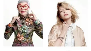  94-letnia Iris Apfel i 19-letnia Tavi Gevinson