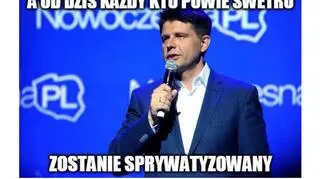 "A od dziś każdy kto powie swetru zostanie sprywatyzowany"
