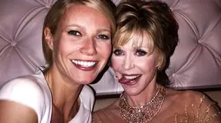 A po Oscarach przyjęcie "Vanity Fair" - Gwyneth Paltrow i Jane Fonda (fot