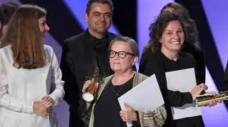 Agnieszka Holland podczas gali wręczenia nagród i zamknięcia 44. Festiwalu Polskich Filmów Fabularnych 