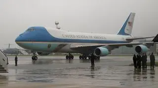 Air Force One z Barackiem Obamą na pokładzie