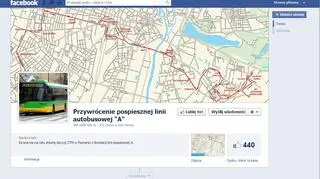 Akcja mieszkańców na Facebooku