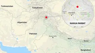 Akcja odbywa się pod szczytem Nanga Parbat w Pakistanie