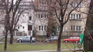 Akcja straży pożarnej na warszawskim Zoliborzu, fot: Krystyna Rączkowska-Depko
