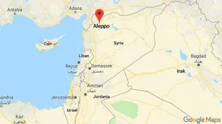 Aleppo znajduje się w północnej części Syrii 