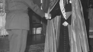 Alojzije Stepinac i poglavnik NDH - Ante Pavelić (zdjęcie z 1941 r.)