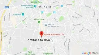 Amerykańska ambasada w Turcji znajduje się w Ankarze 