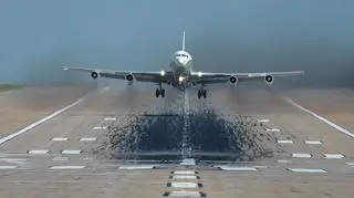 Amerykański samolot Boeing OC-135B Open Skies jest wykorzystywany do lotów w ramach traktatu 