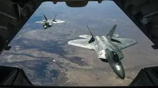 Amerykańskie F-22 nad Syrią