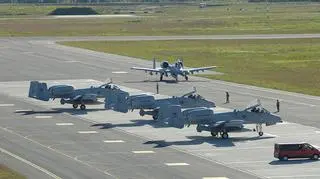 Amerykańskie samoloty w bazie Amauri