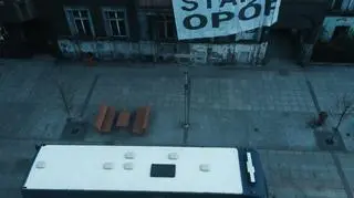 Anarchiści zajęli kamienicę w centrum Katowic