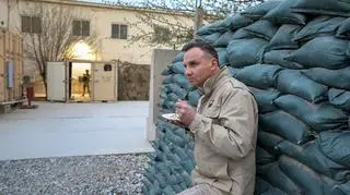 Andrzej Duda w Afganistanie 