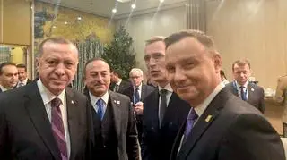 Andrzej Duda w spotkał się z prezydentem Turcji Recepem Tayyipem Erdoganem