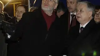 Andrzej Seweryn, Bogdan Zdrojewski i Lech Kaczyński