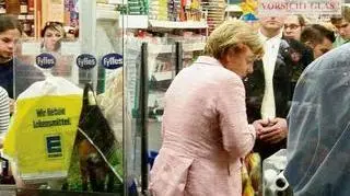 Angela Merkel płaci za owoce