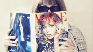 Anna Wintour, redaktor naczelna magazynu "Vogue", z wrześniowym numerem